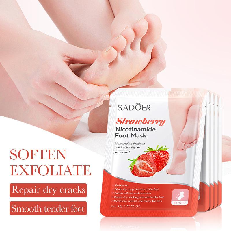 1 Pairs SADOER Fruits Foot Mas - огляд і ціна Foot Mask Peeling