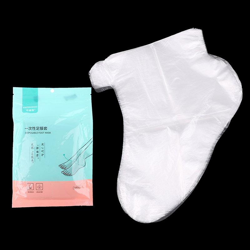100Pcs Disposable PE Empty Glo - огляд і ціна Foot Mask Peeling
