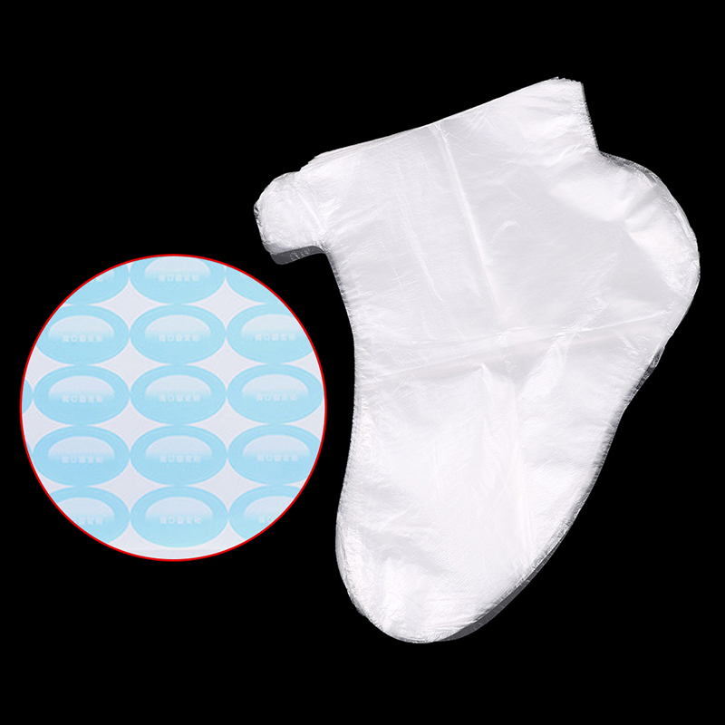100Pcs Disposable PE Empty Glo - огляд і ціна Foot Mask Peeling