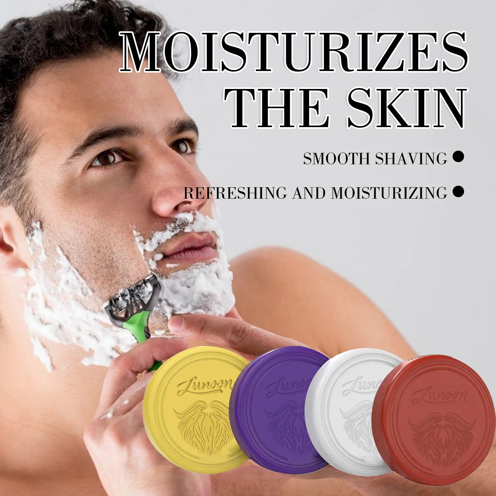 4/1pcs Mens Beard Shaving Soap - огляд і ціна Hair Removal Cream