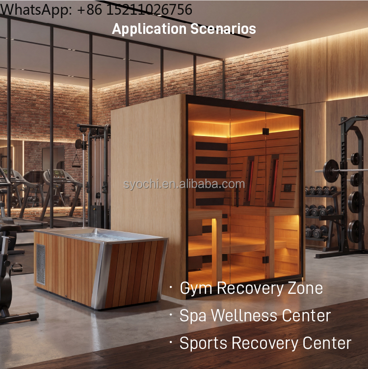 Luxury Sauna Cold Plunge Ice B - огляд і ціна Spa Wellness Center