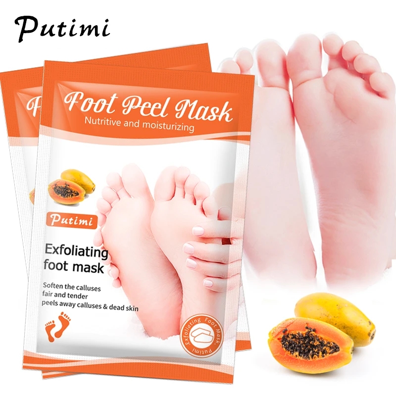 6packs Exfoliating Foot Mask F - огляд і ціна Foot Mask Peeling