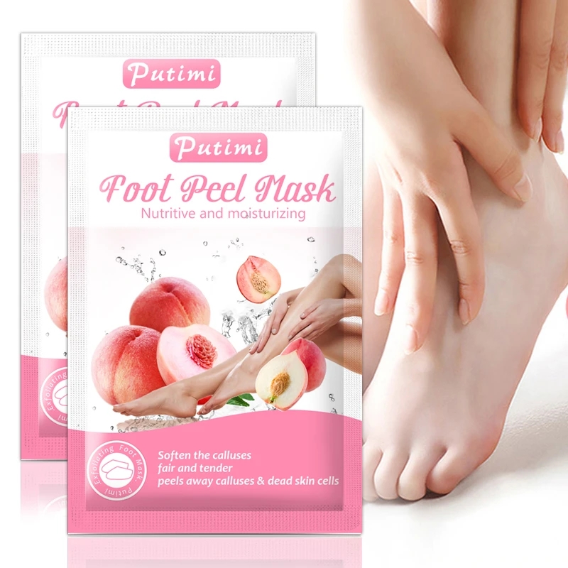 6packs Exfoliating Foot Mask F - огляд і ціна Foot Mask Peeling