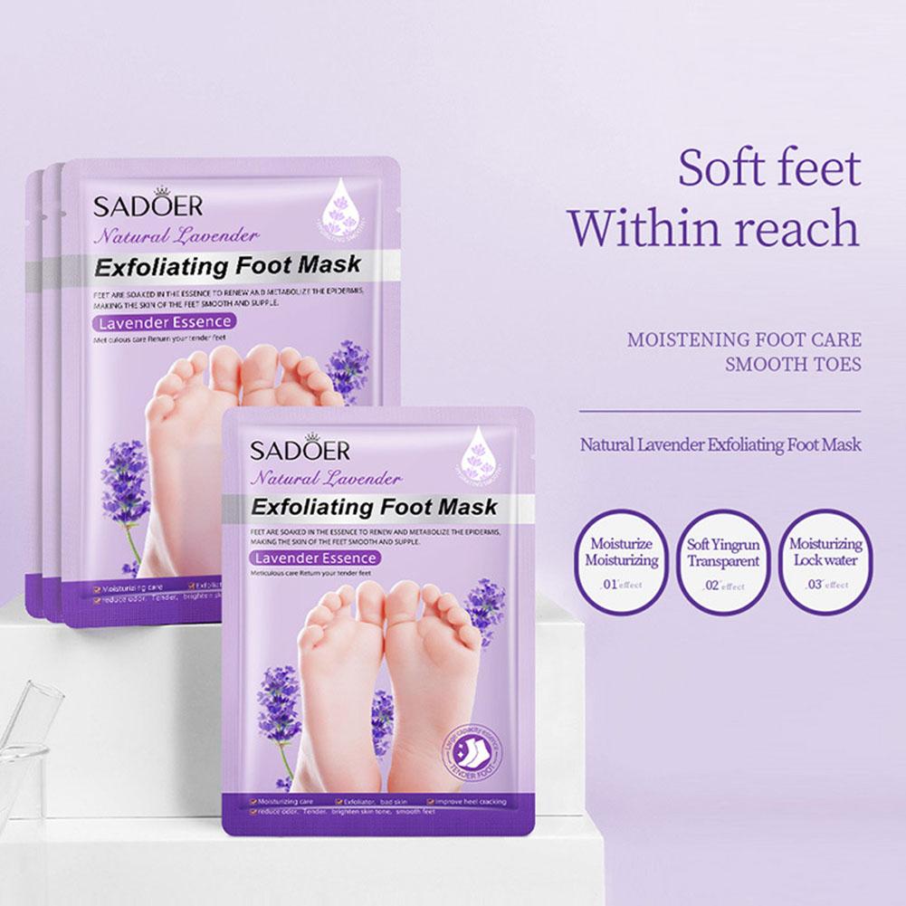 1/5/10pcs SADOER Lavender Foot - огляд і ціна Foot Mask Peeling