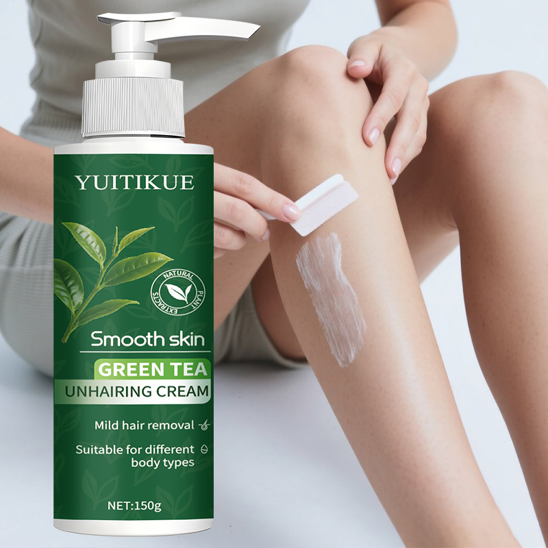 YUITIKUE Green Tea Hair Remova - огляд і ціна Hair Removal Cream