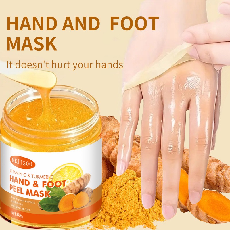 Vitamin C & Turmeric Hand & Fo - огляд і ціна Foot Mask Peeling