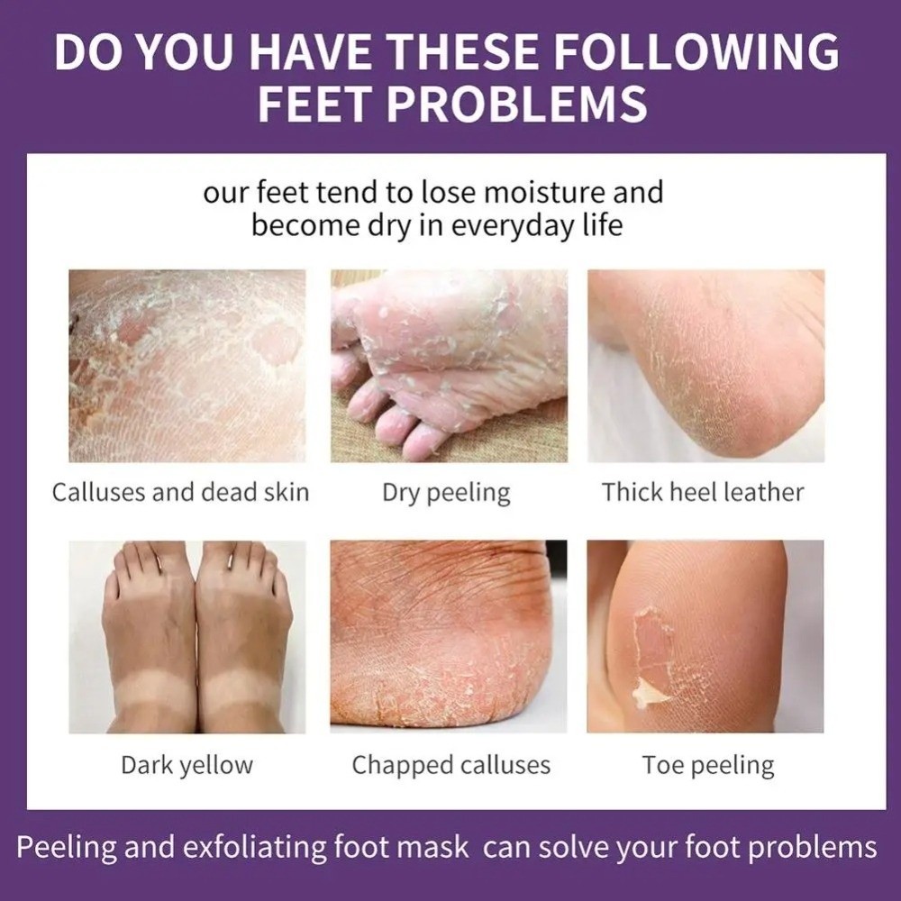 Moisturize Lavender Exfoliatin - огляд і ціна Foot Mask Peeling