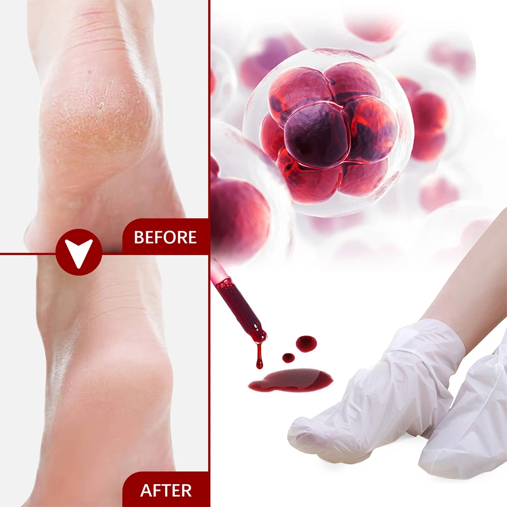 5/2/1 Pairs Foot Mask Fruit Ac - огляд і ціна Foot Mask Peeling